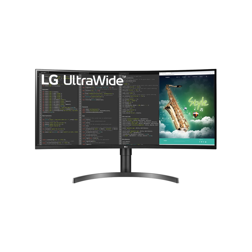 Jual Lg 35Wn75C 35'' Ultrawide™ Qhd Hdr Va Curved Monitor | Shopee Indonesia