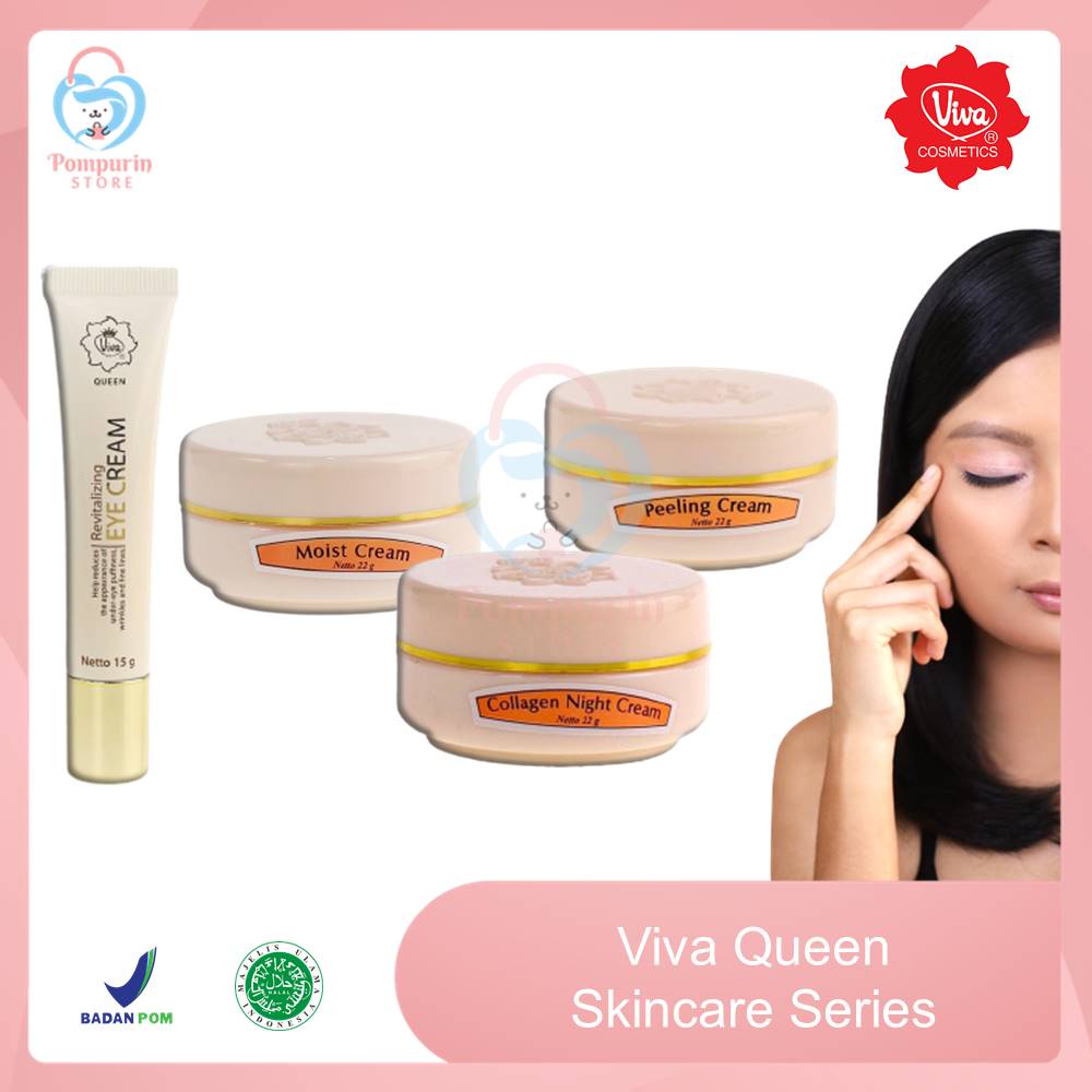 Jual Viva Queen Revitalizing Eye Cream / Peeling Cream / Moist Cream