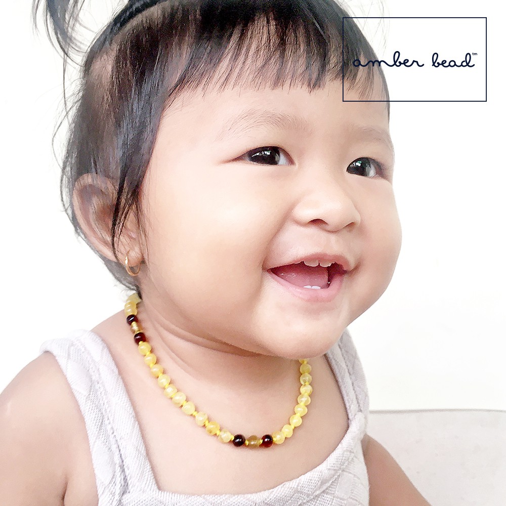 Jual AMBER BEAD Kalung Amber Original tumbuh Gigi Bayi [BE251 / BE119