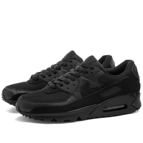 Jual Nike Air Max 90 Full Black Original Bnib | Shopee Indonesia