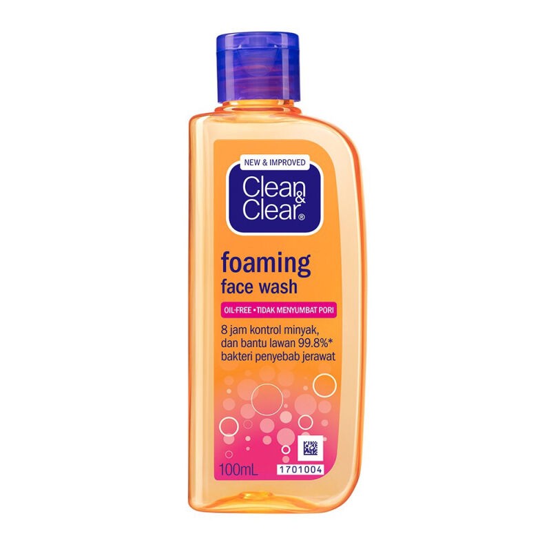 Clean and Clear Foaming Facial Wash 100 mL Shopee Indonesia