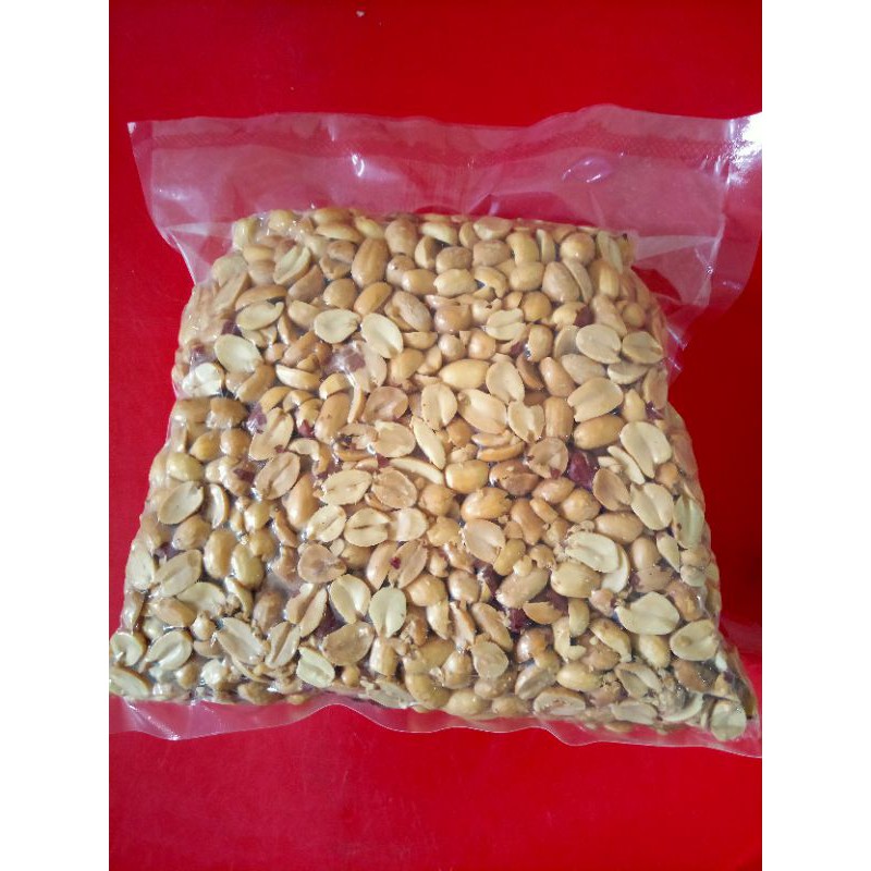 kacang sangrai kupas / kacang tanah kupas sangrai matang original 500