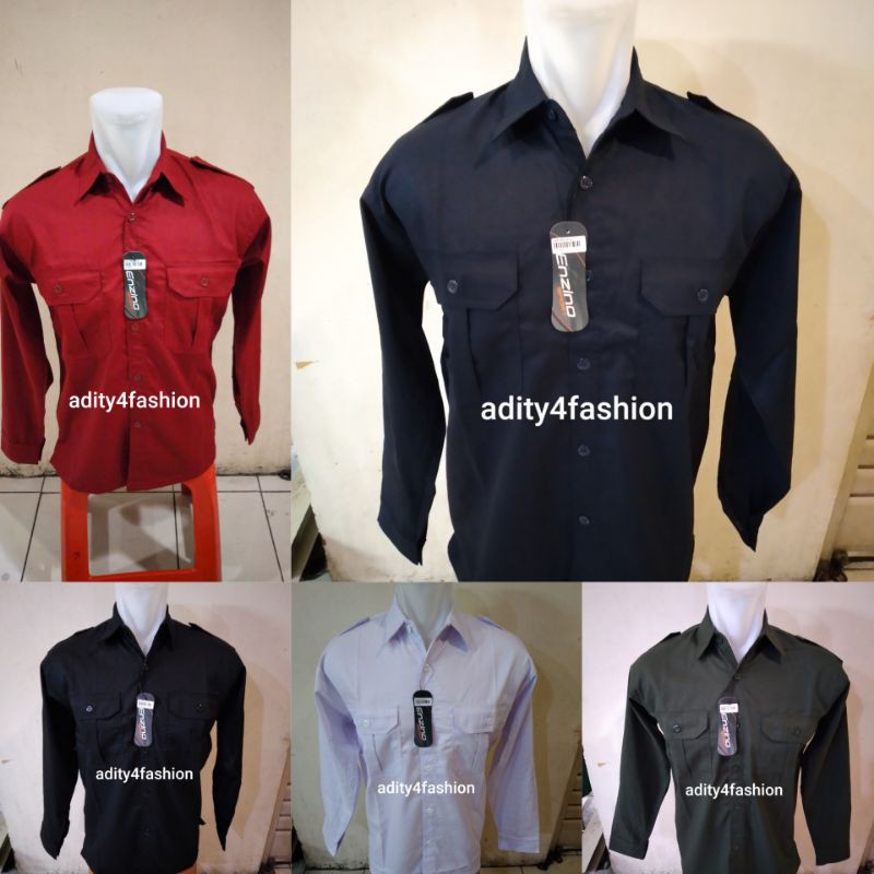 KEMEJA SERAGAM NET TV / KEMEJA PDL LENGAN PANJANG MURAH Shopee Indonesia
