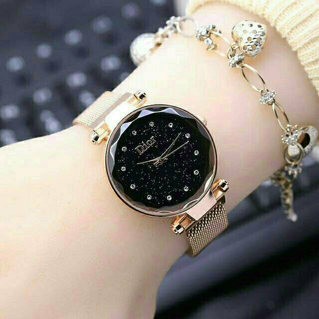 READY STOCK!! JAM TANGAN MURAH WANITA DIOR RANTAI PASIR
