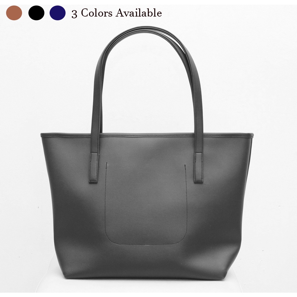 Jual TOTE BAG ASHLEY ZIPPER BESAR TOTE BAG LAPTOP 14 INCH HITS Shopee