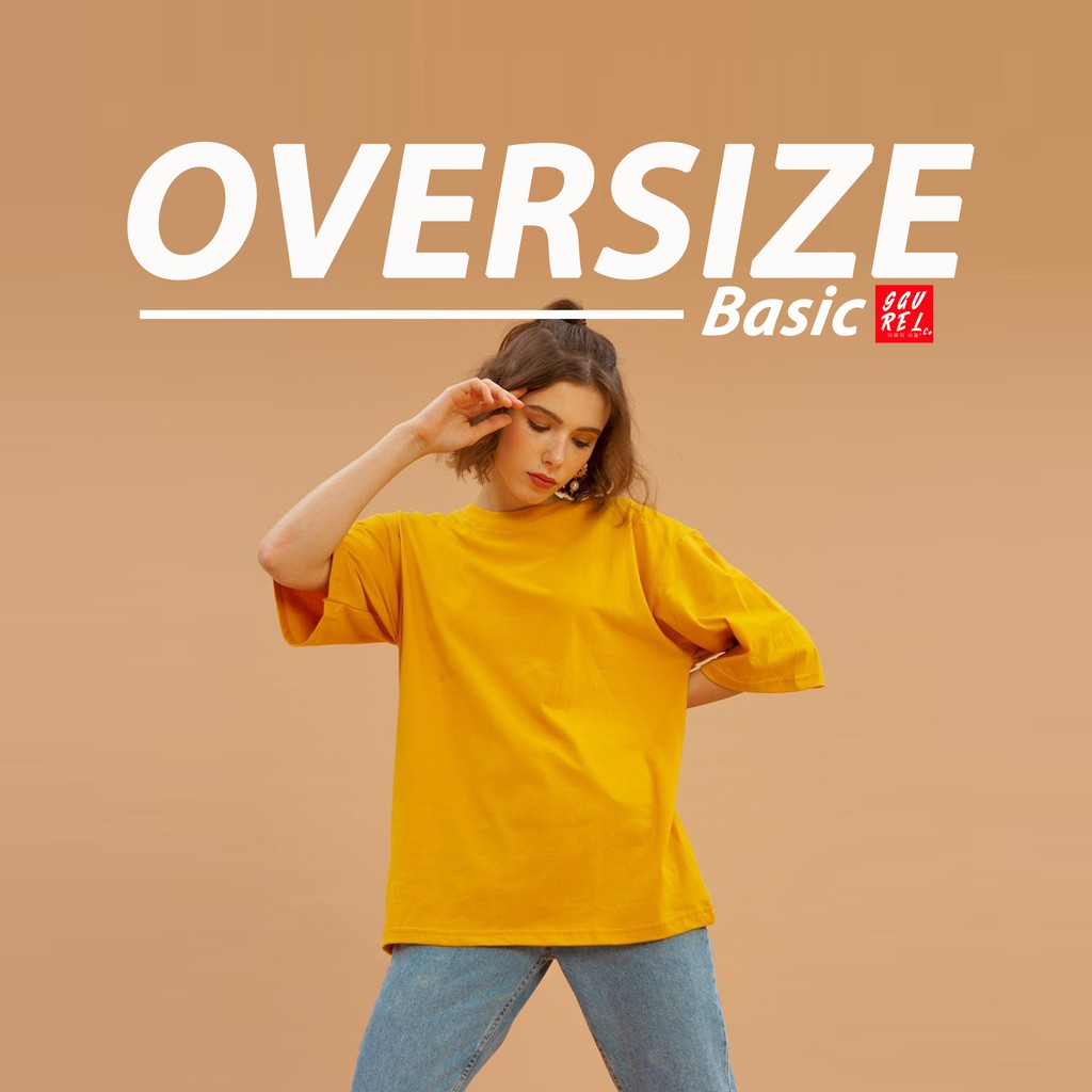 Kaos Oversize Polos Cotton Combed 24s Shopee Indonesia