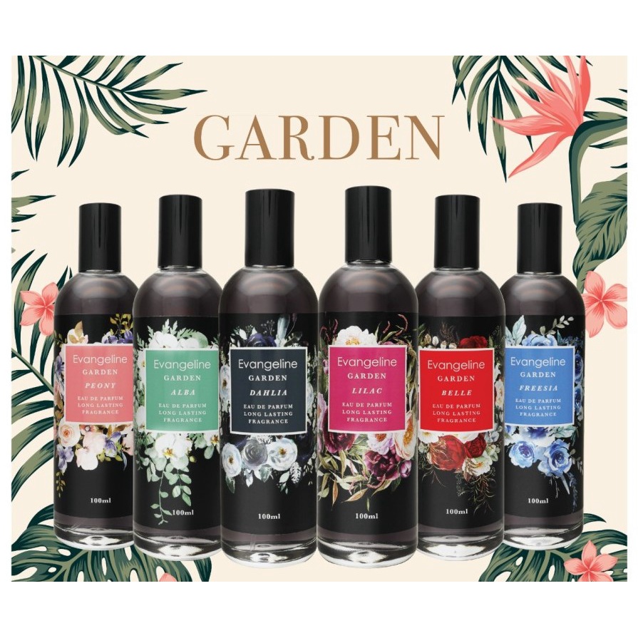 Jual Evangeline EDP Long Lasting Fragrance Garden Series Parfume