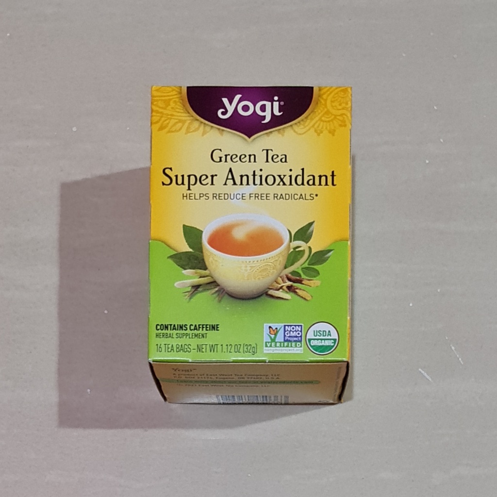 Jual Teh Yogi Tea Green Tea Super Antioxidant Reduce Free Radicals 16 x