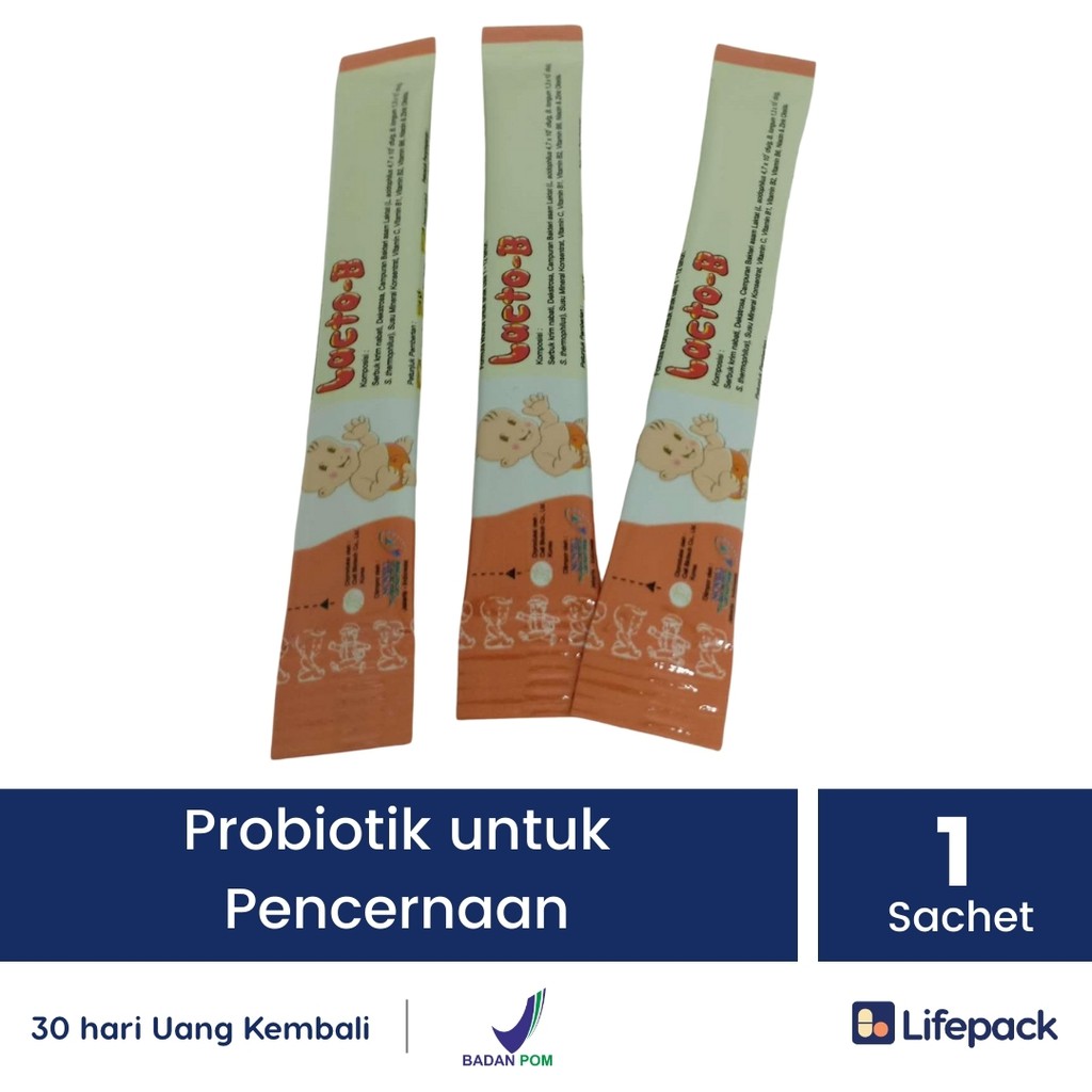 boetes 2023 Jual Lacto B Sachet 1 Gr - Obat Diare Dan Gangguan Pencernaan Akibat Laktosa Susu - Lifepack Indonesia|Shopee Indonesia