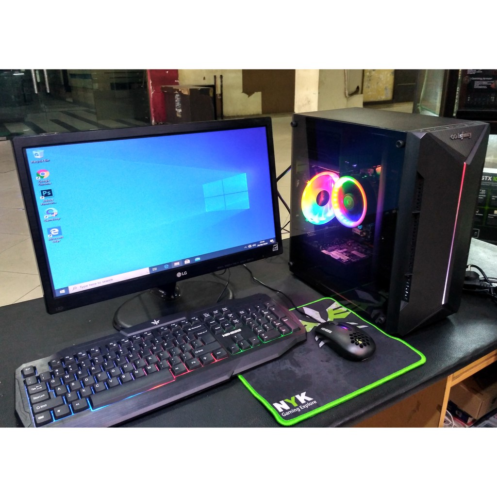 Jual Paket Hemat Pc Gaming Intel Set Monitor Indonesia|Shopee Indonesia
