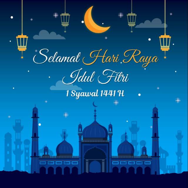 video ucapan selamat idul fitri lebaran malam bulan