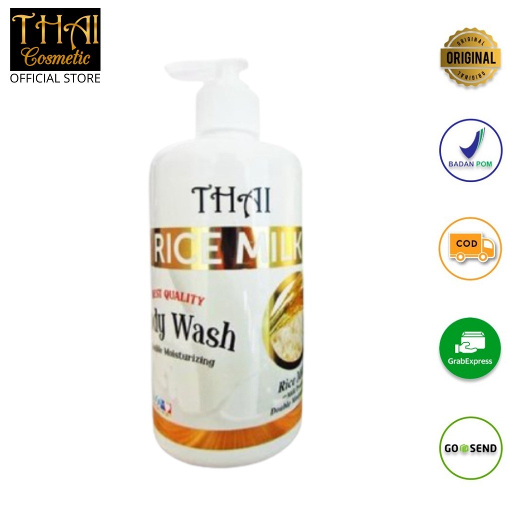 Jual THAI Rice Milk Body Wash 500ml Sabun Cair Shopee Indonesia
