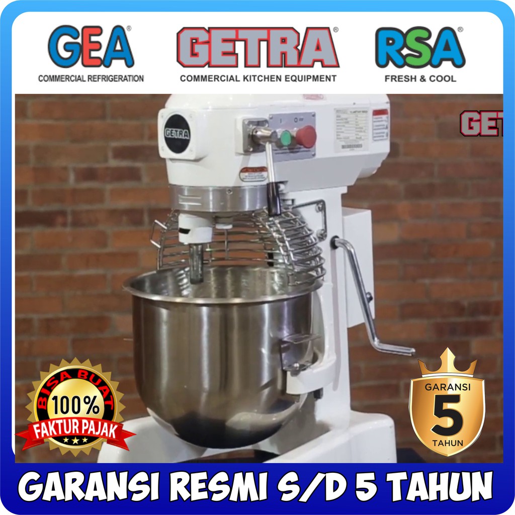 Jual MIXER GETRA B15 LITER MIXER ADONAN ROTI KUE TELUR B 15