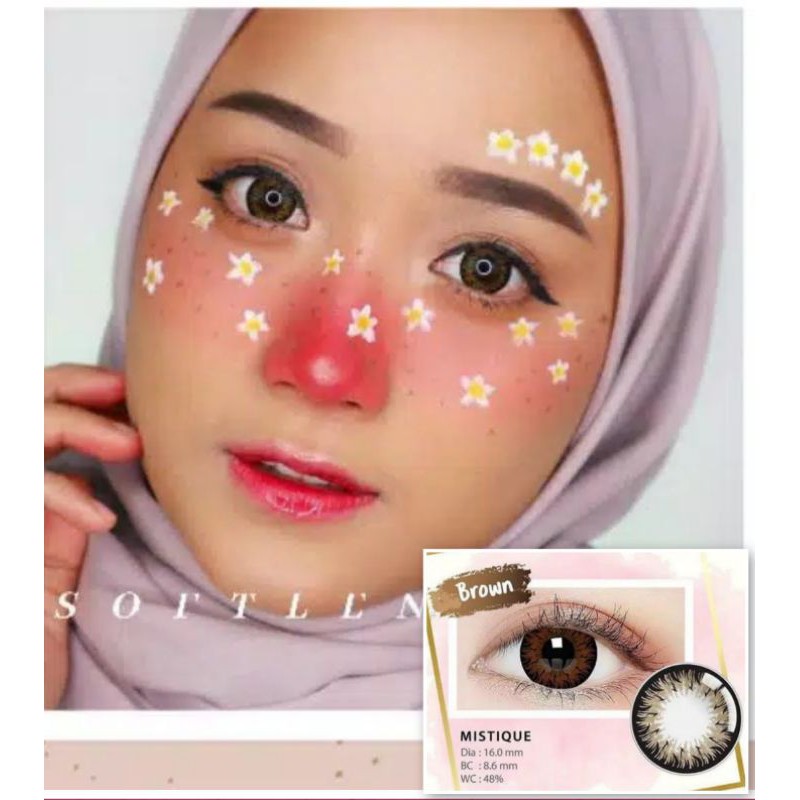 Jual Softlens Mistique Coklat Normal | Shopee Indonesia