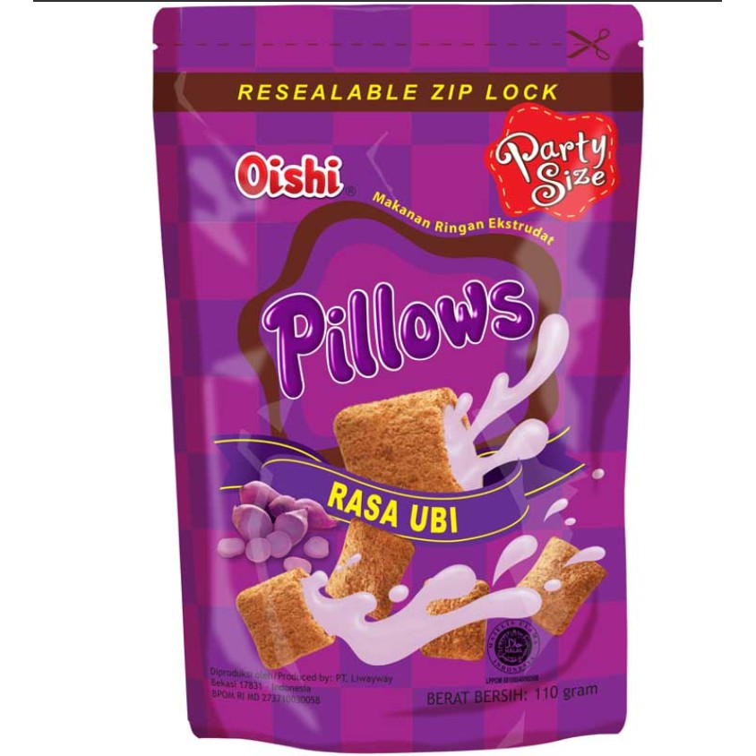 oishi Pillows Ubi 110gr | Shopee Indonesia