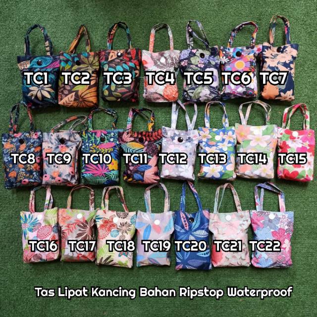 Tas lipat totebag kansing waterproof bisa buat sahari hari anti air tas