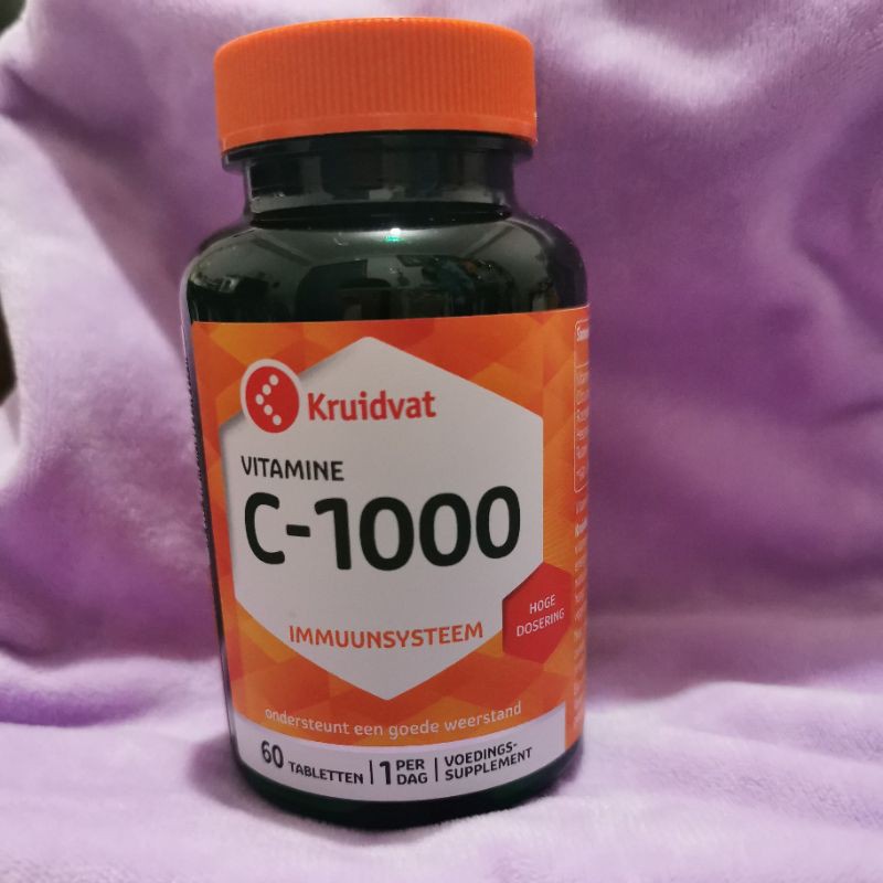 Jual Vitamin C 1000 Mg Kruidvat 60 Tablet | Shopee Indonesia