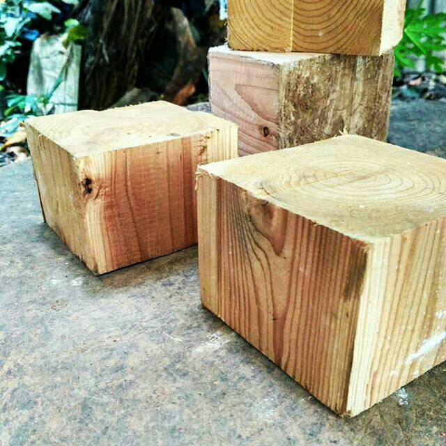 Balok Kayu Mahoni Ukuran 10cmx10cmx10cm Shopee Indonesia