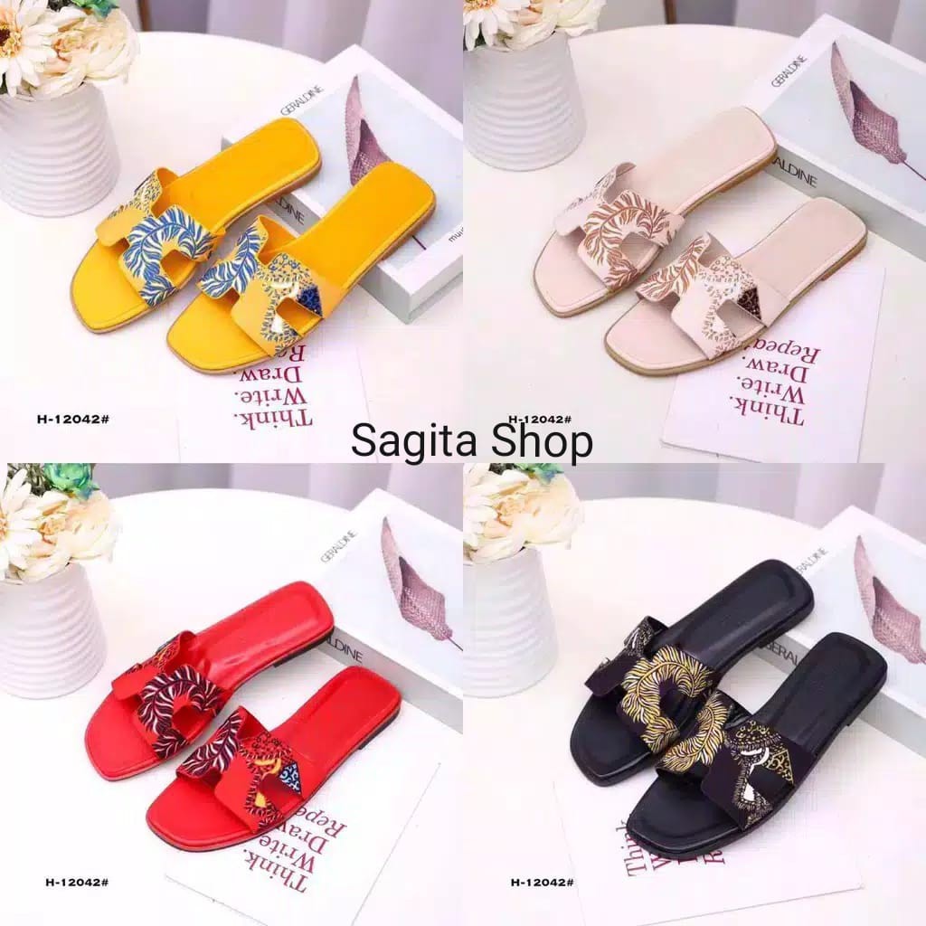 NEW!! sandal teplek wanita tatak H Shopee Indonesia