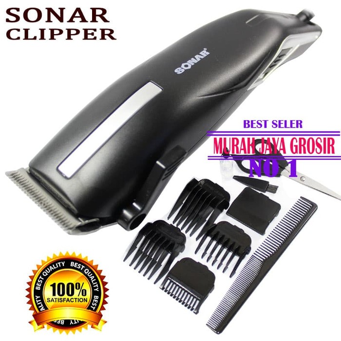 Sonar SN 103 alat cukur rambut elektrik clipper mesin cukur HITAM kliper Shopee Indonesia