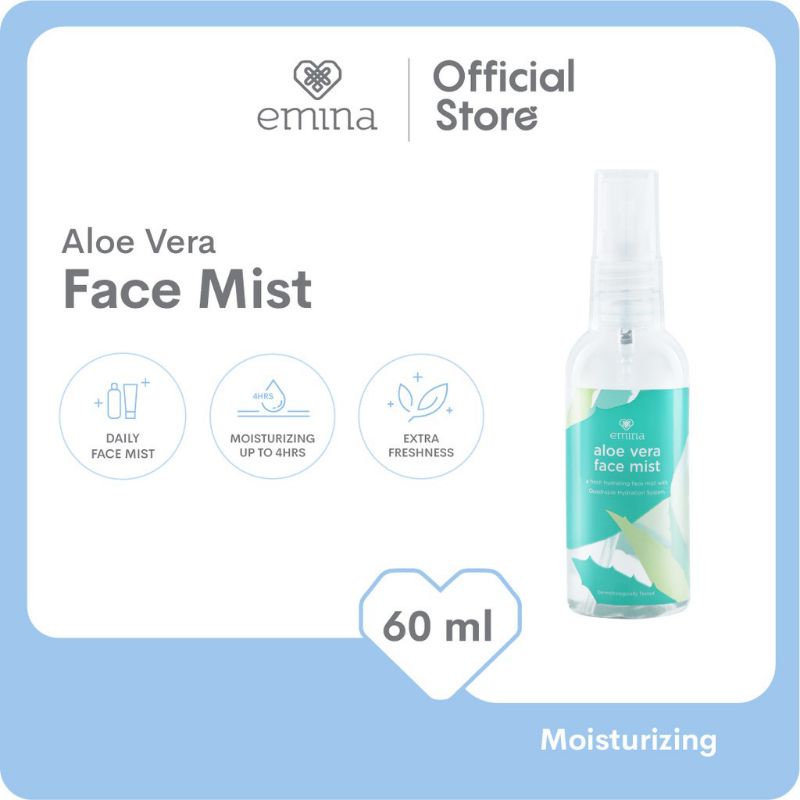 Jual EMINA ALOE VERA FACE MIST & ALOE VERA GEL 60 ML Shopee Indonesia