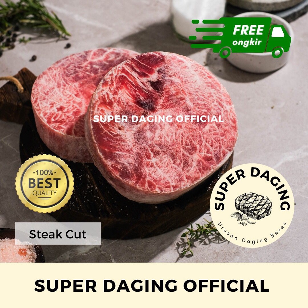 Jual Tenderloin Meltique Steak 200 gram Wagyu Meltik Super Daging