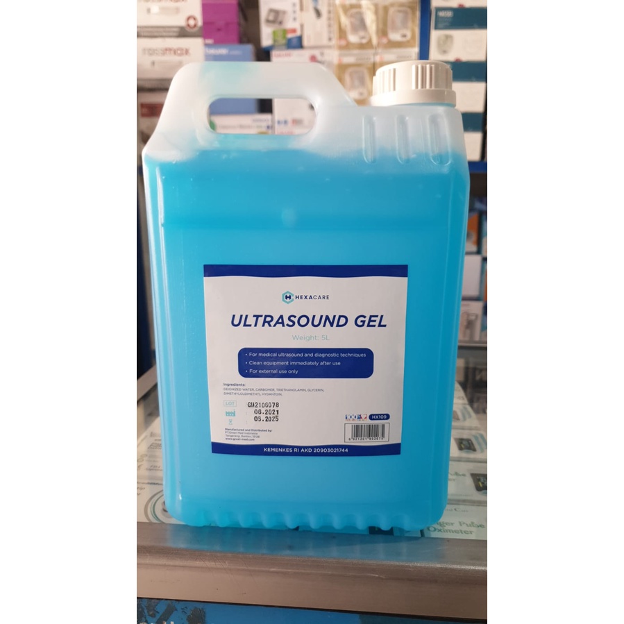 Jual ULTRASOUND GEL GALON 5 LITER JELLY USG / Hexacare / Usg Gel