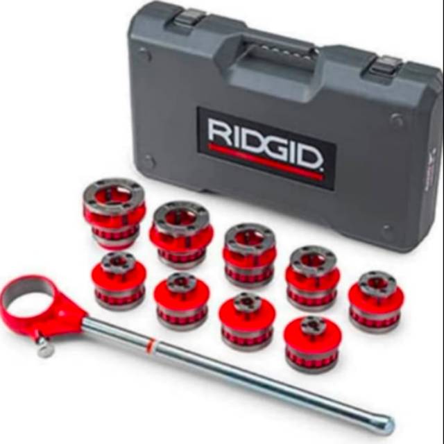 Jual Alat Senai Drat Pipa Set 1/8 2 inch RIDGID Ratchet Pipe Threader