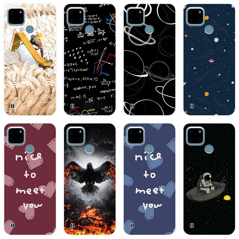 HP Soft Case Realme C21y Casing Silikon Untuk RealmeC21y c 21y 2021 Case  Kartun Cover | Shopee Indonesia