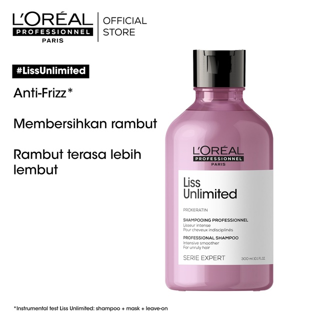 Jual L'oreal Professionnel Serie Expert Liss Unlimited Shampoo 300 Ml | Shopee Indonesia