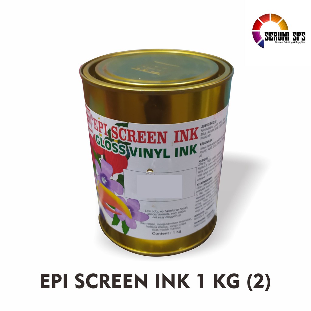 Jual Vinyl Epi Screen Ink / Cat PVC (Oil Base) Sablon / Kuas 1 KG
