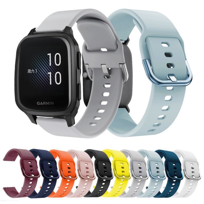 Jual TALI STRAP JAM SMART WATCH GARMIN VENU SQ SILICONE RUBBER BAND