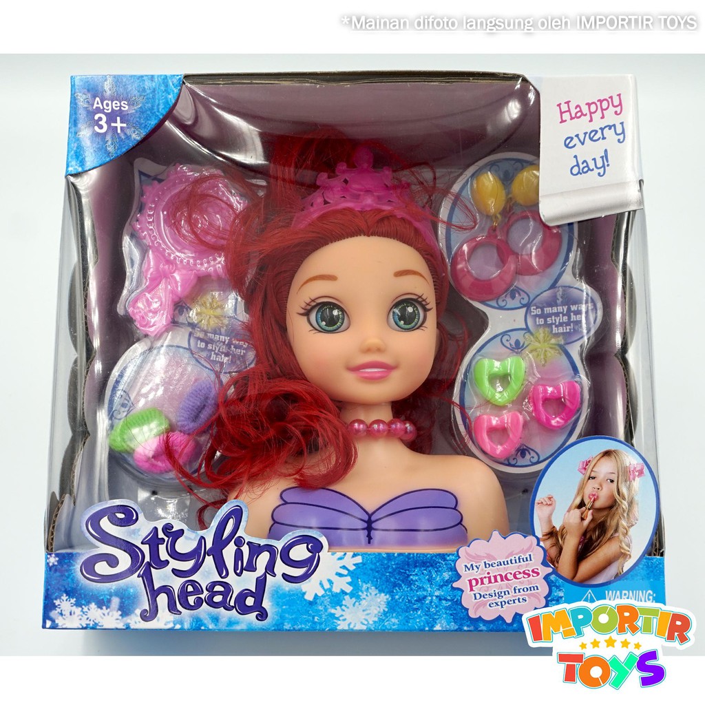 Jual Mainan Anak Perempuan Salon Barbie Make Up +Aksesoris Utk Anak Main! | Shopee Indonesia