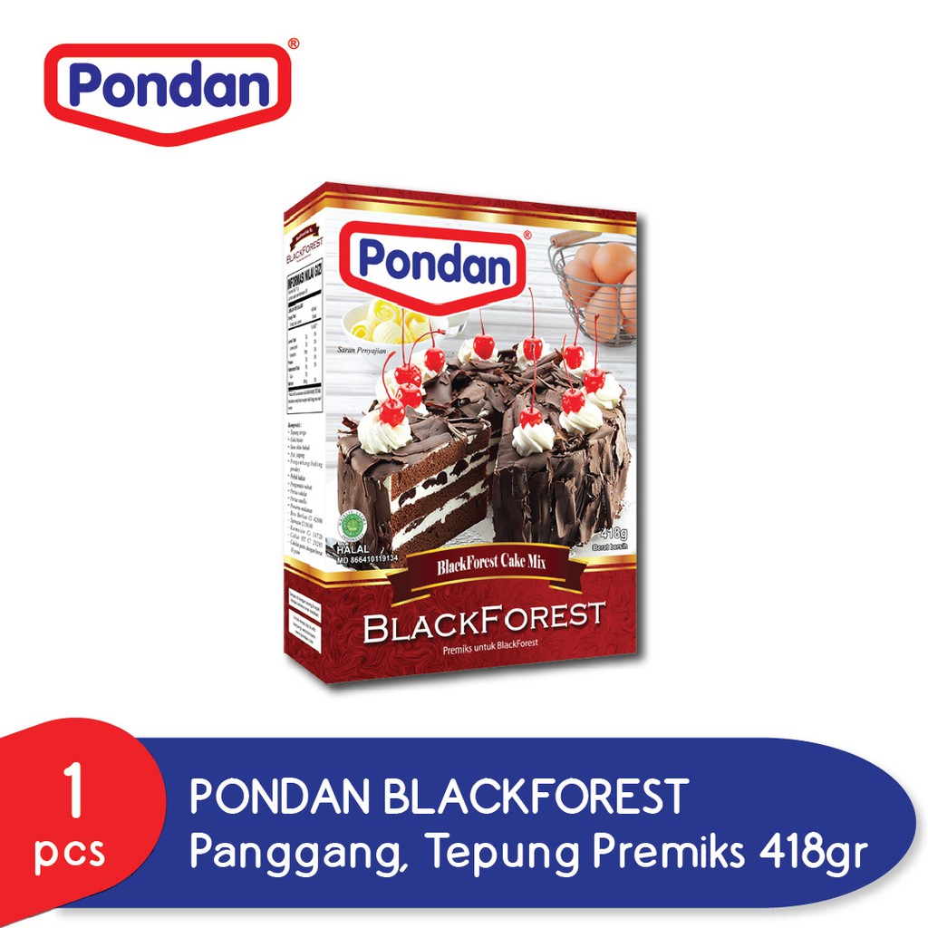 (PROMO) Pondan Black Forest 418gr Shopee Indonesia