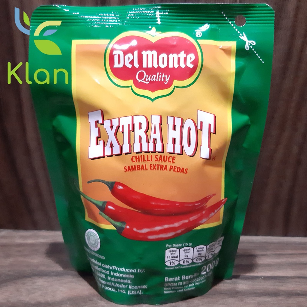 Jual DEL MONTE CHILI SAUCE EXTRA HOT / DELMONTE SAUS SAOS PEDAS 200