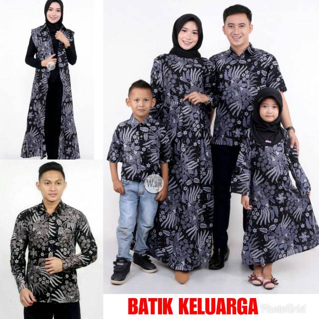 Jual BATIK SERAGAM KELUARGA/BATIKA ANAK COWOK TERMURAH/BAJU BATIK COUPLE  KELURGA TERBARU Indonesia|Shopee Indonesia