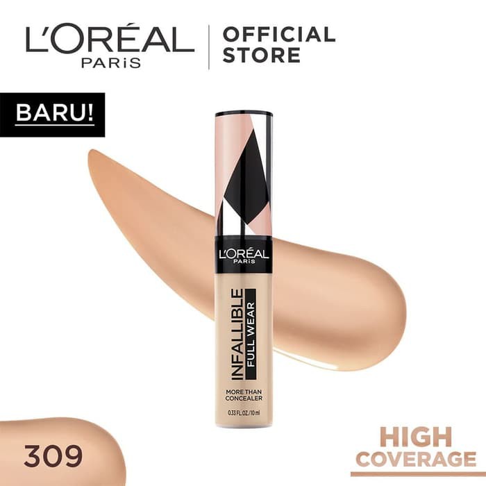 Jual L'oreal Paris Infallible More Than Concealer Makeup - 309 Natural Rose Promoooo! | Shopee Indonesia