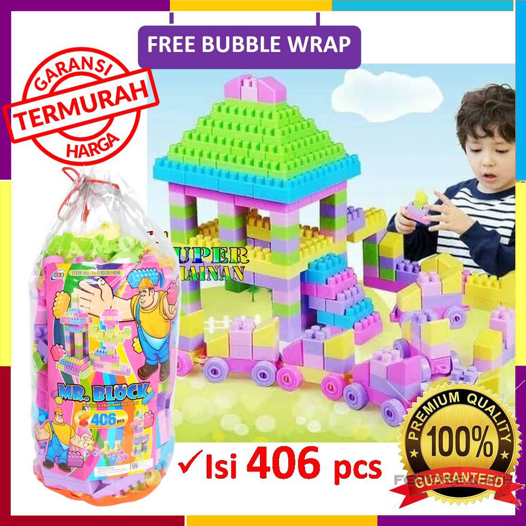 Jual Cod Mainan Anak Lego Bongkar Pasang Balok Susun Mainan Edukasi Edukatif Blok Anak Murah | Shopee Indonesia