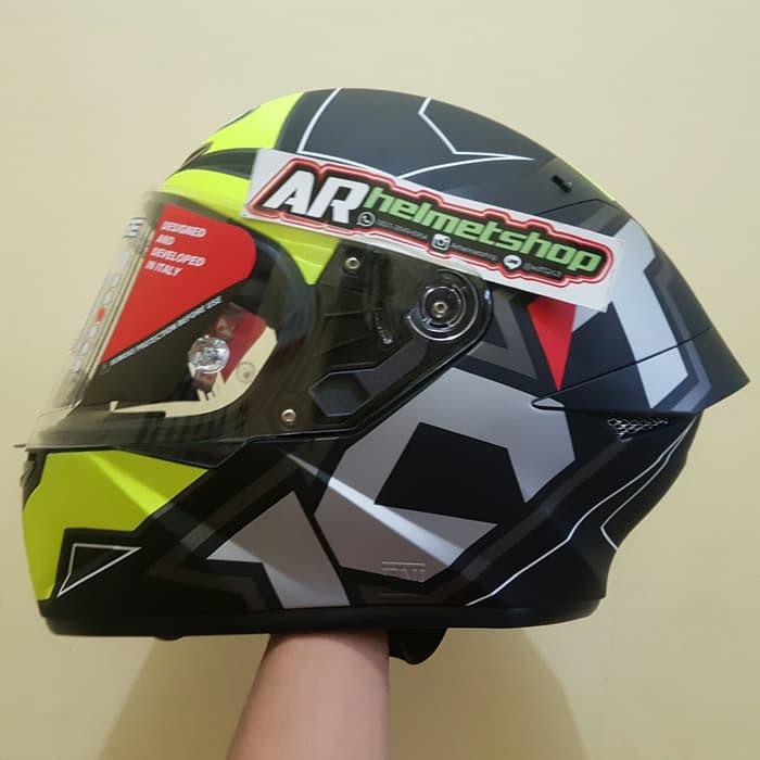Jual Jual Helm Motor Full Face Balap Racing Kyt Tt Course Electrone Yellow Grey Diskon | Shopee Indonesia