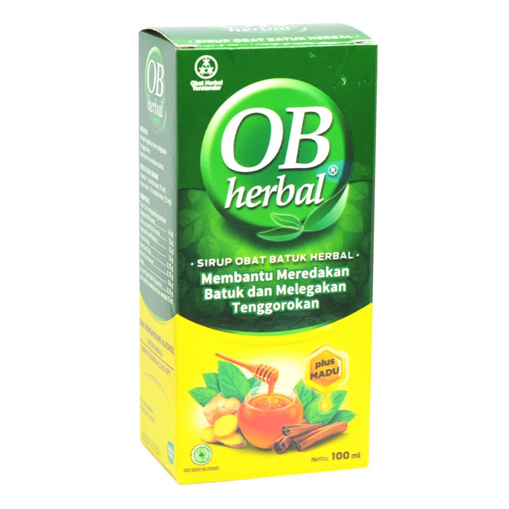 OB OBH Herbal 100 ml - Obat Batuk Herbal Berstandar | Shopee Indonesia