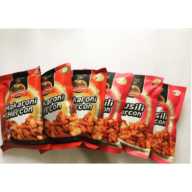 Makaroni & Fusili Mercon Jendral Pedas Shopee Indonesia