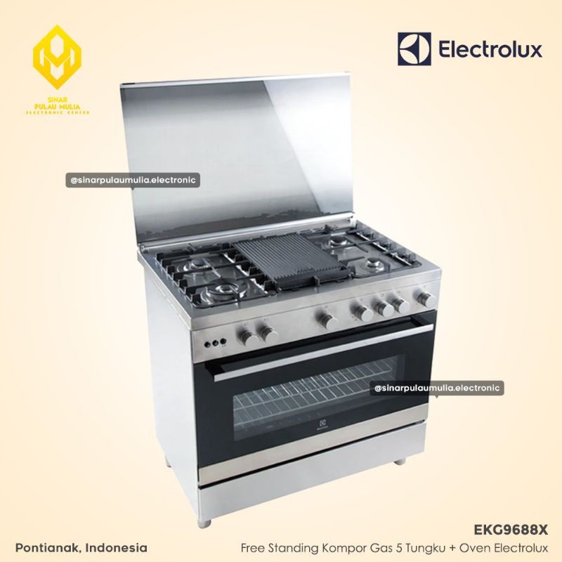 Jual Free Standing Kompor Gas Freestanding 90 cm 5 Tungku dan Oven 3