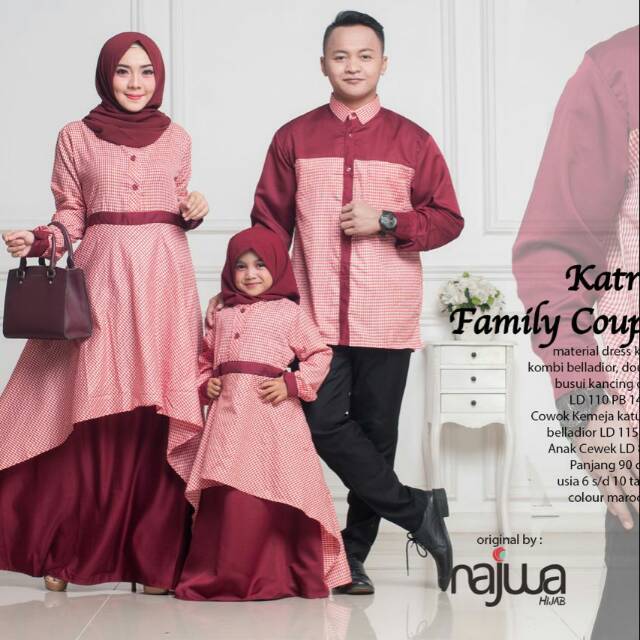 Gamis Couple Ibu Dan Anak Perempuan