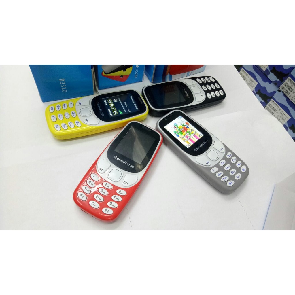 Brandcode B3310 Handphone Dual Sim ( Model Nokia 3310 New Reborn