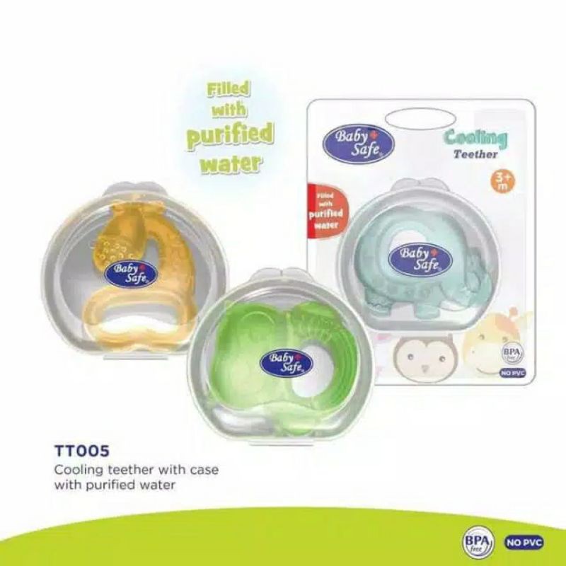 Jual TT005 Baby Safe Cooling Teether With Case Filled With Purified