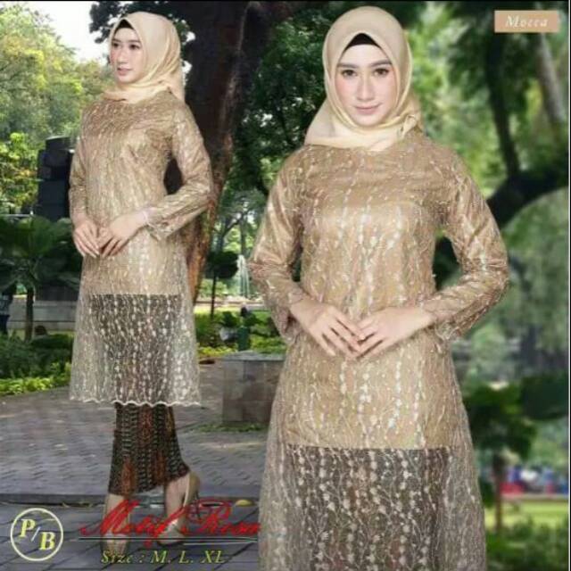 Jual Set Tunik Tille Mutiara Baju Kebaya Bridesmaids Nikahan Lamaran Among  Tamu Lace Import Indonesia|Shopee Indonesia