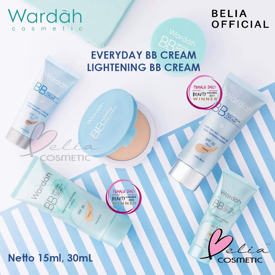 BELIA WARDAH Everyday & Lightening BB Cream 15mL 30mL