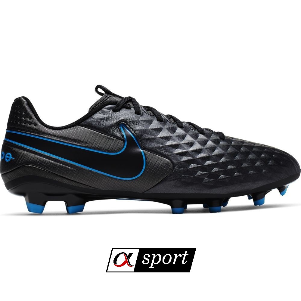 Jual Sepatu Bola Nike Tiempo Legend 8 Academy Fg - Black/Blue [Original] | Shopee Indonesia
