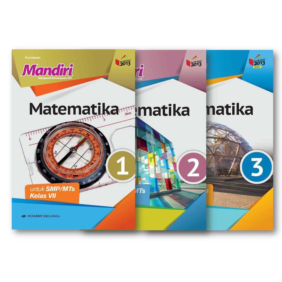 BUKU MANDIRI MATEMATIKA SMP/MTS KELAS 7 8 9 K13N ORI