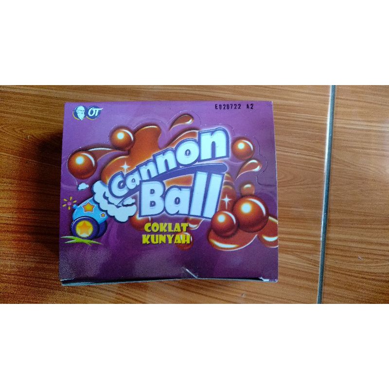 Jual Coklat Kunyah Cannon Ball | Permen Kunyah Canon Ball Jadul | Shopee Indonesia